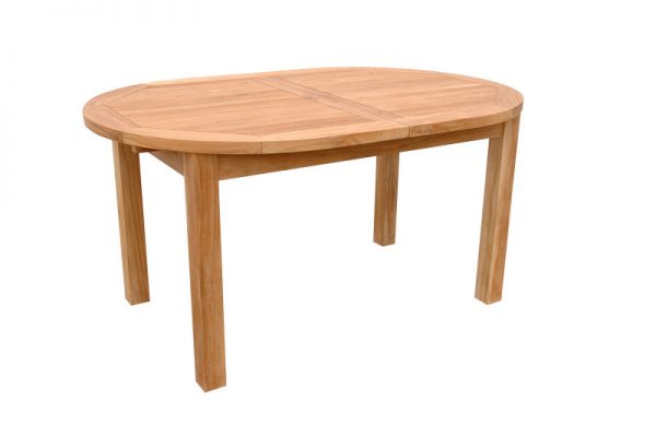 Teak Extending Oval Dining Table TBX-079V