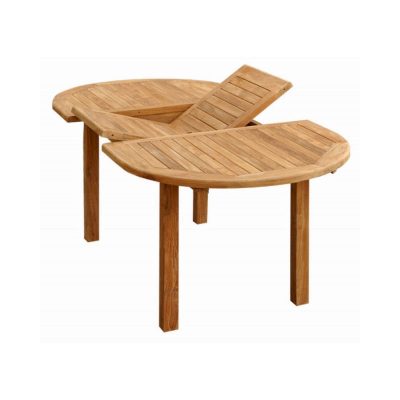 Teak Extending Oval Dining Table TBX-079V
