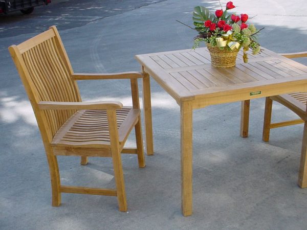 5 Piece Teak Dining Set Outdoor SET-11 - Image 3
