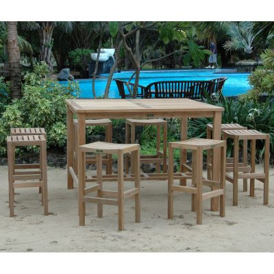 Bar Height Dining Table With Stools