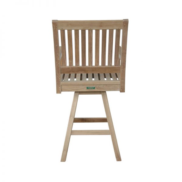 Swivel Bar Stool With Back
