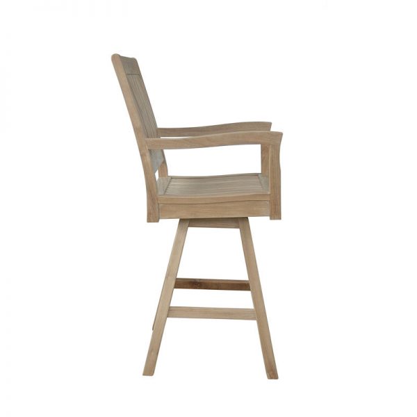 Swivel Bar Stool With Back
