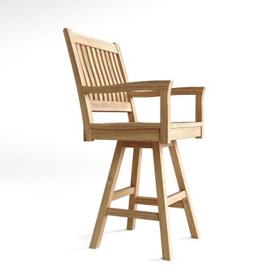 Swivel Bar Stool With Back