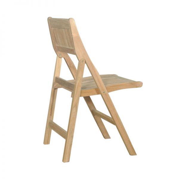 Teak Folding Chair CHF-550F Set of 2 Pieces - Image 9
