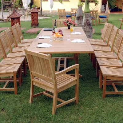 15 piece outdoor furniture set