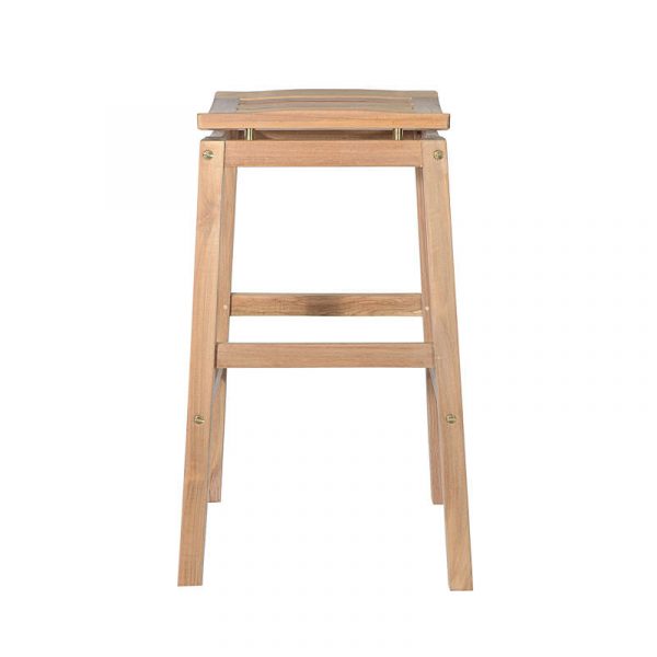 Outdoor Teak Bar Stool Backless CHB-505