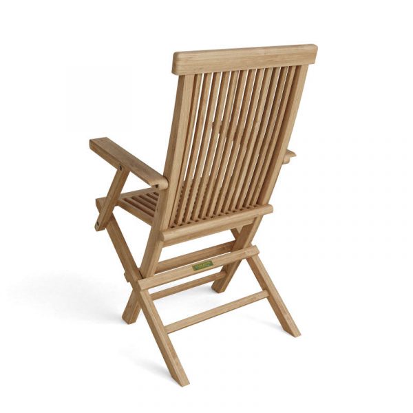 Teak Folding Chair With Arms CHF-102