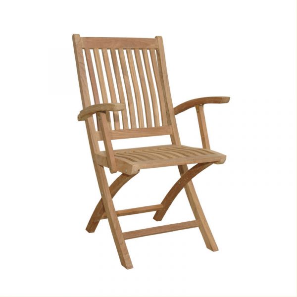 Teak Folding Chair With Arms CHF-105