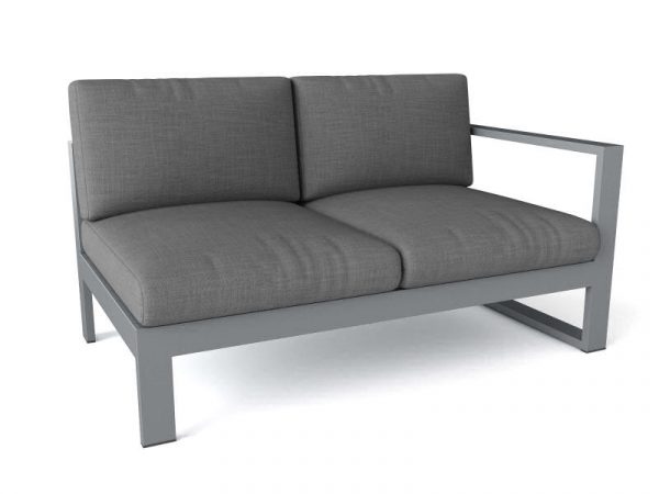 Aluminum Deep Seating Right Loveseat DS-1004