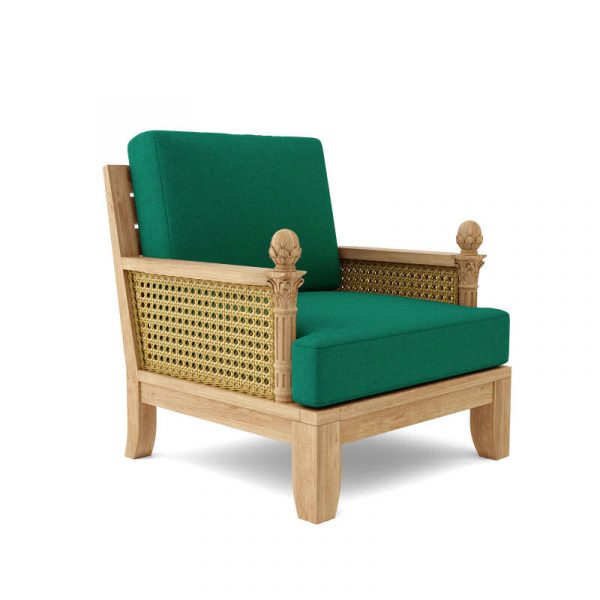 Deep Seating Outdoor Sectional Armchair DS-501 forest green