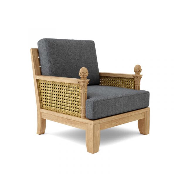 Deep Seating Outdoor Sectional Armchair DS-501 charcoal