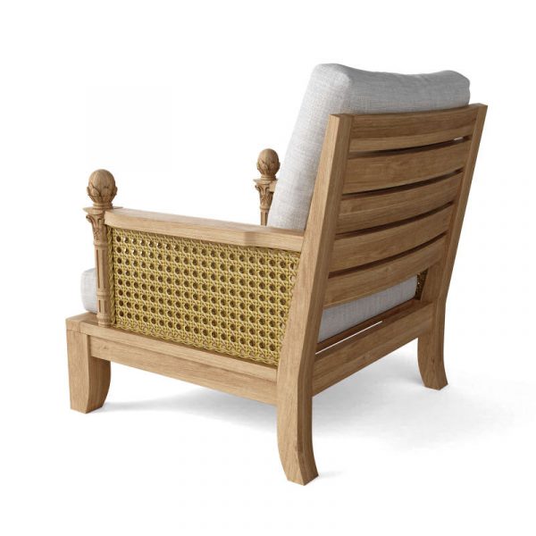Deep Seating Outdoor Sectional Armchair DS-501 white