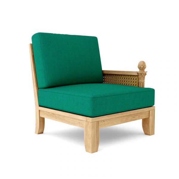 Deep Seating Outdoor Sectional Left DS-503 green