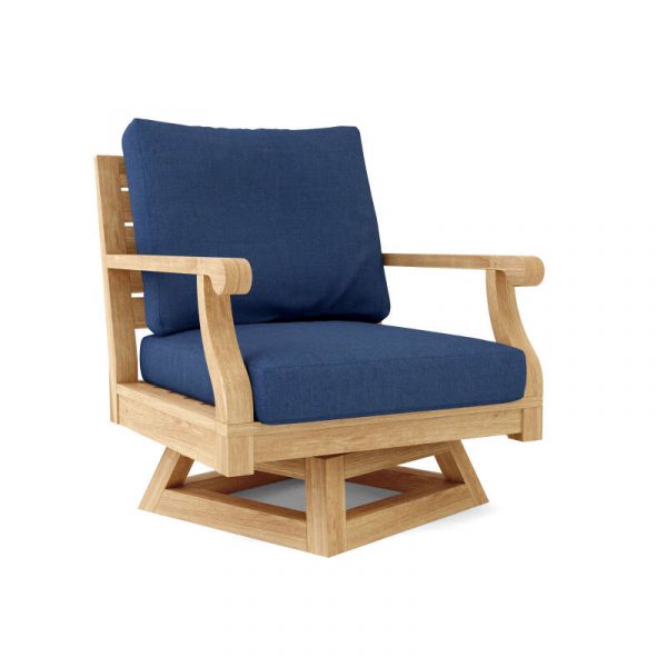 Navy Outdoor Swivel Chair DS-608