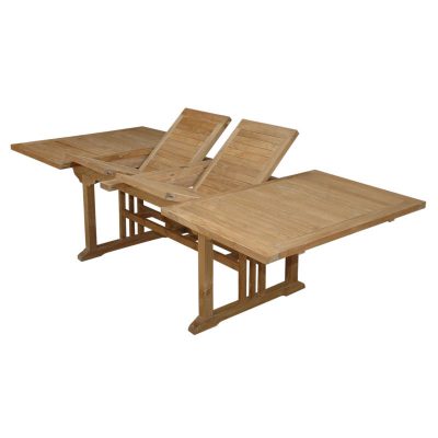 10 Person Teak Extending Outdoor Dining Table TBX-106RD