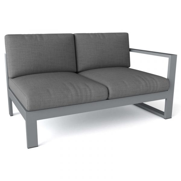 Aluminum Deep Seating Right Loveseat DS-1004