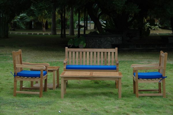 Outdoor Bench and Coffee Table Set - 118