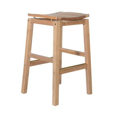 Outdoor Teak Bar Stool Backless CHB-505