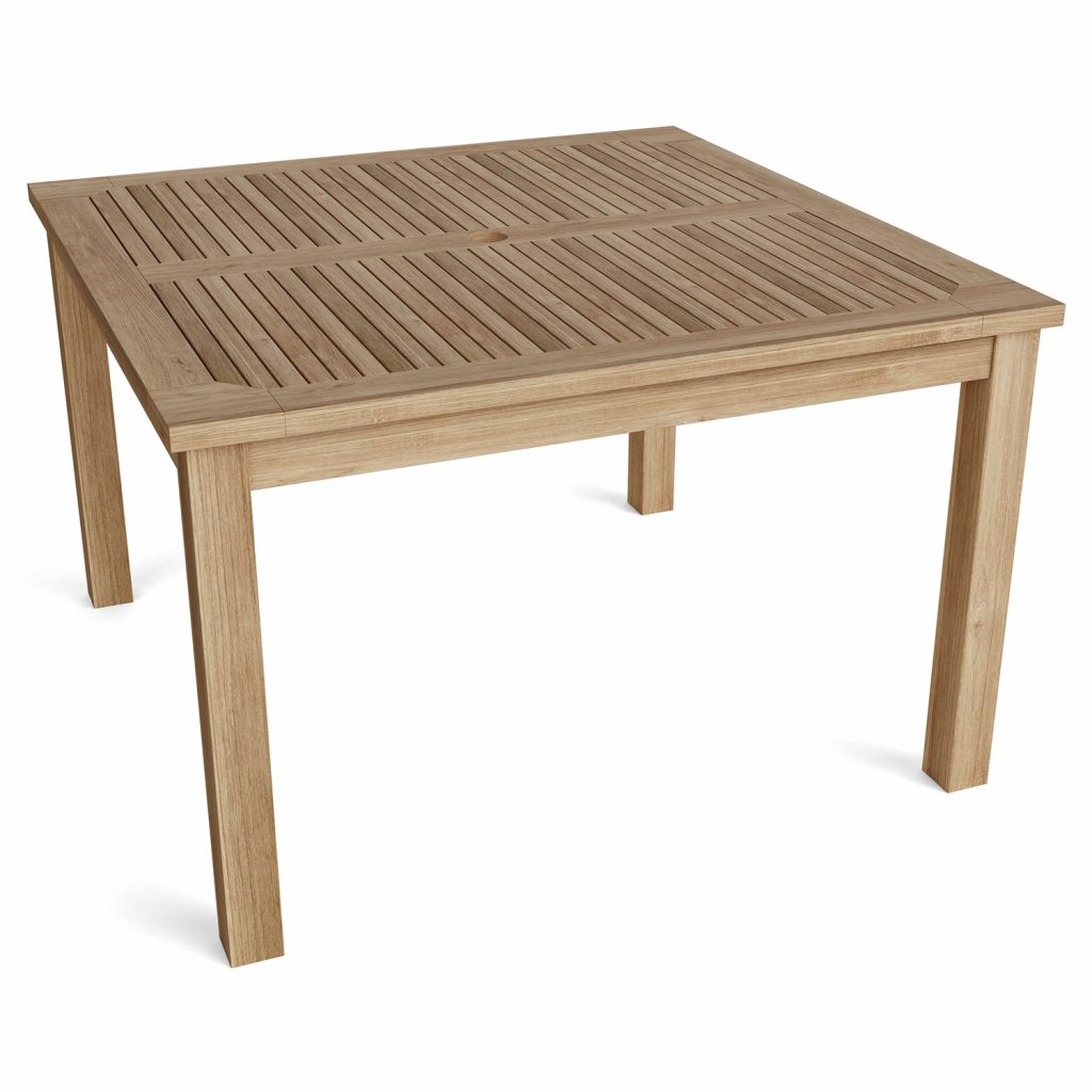 SQUARE OUTDOOR DINING TABLE
