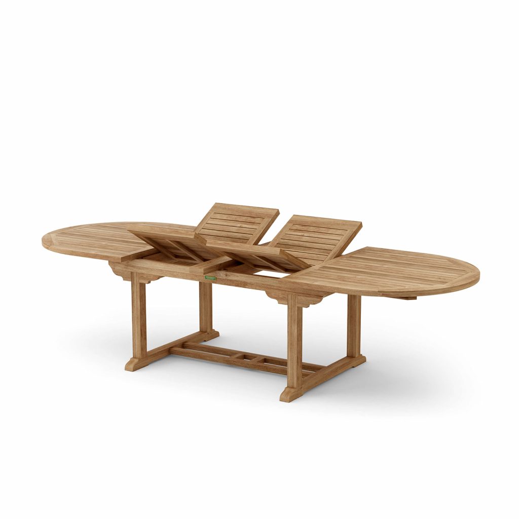 OVAL EXTENDING TABLE